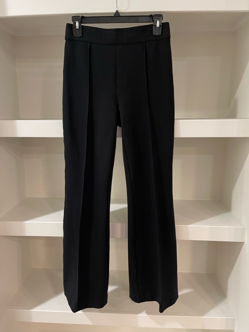 SPANX Black Boot-Cut Flare Pants